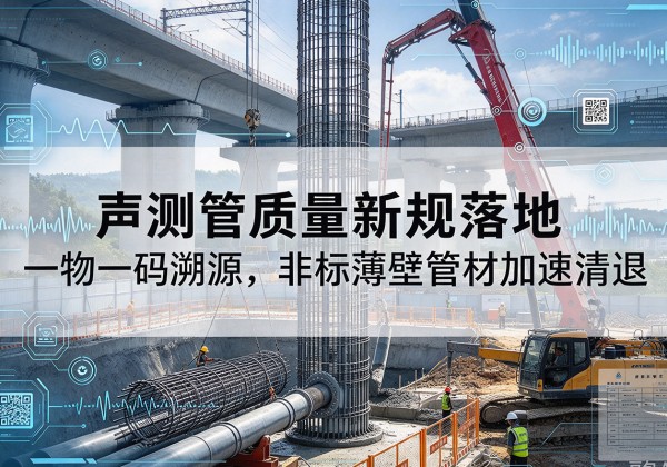 沽源声测管质量新规落地，一物一码溯源，非标薄壁管材加速清退